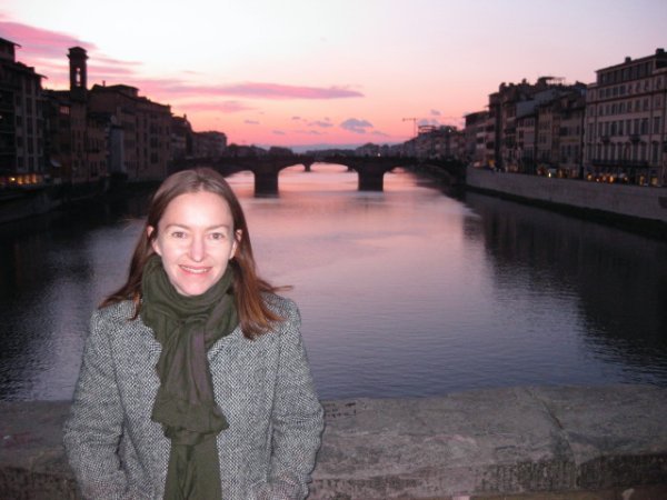 The Arno at sunset
