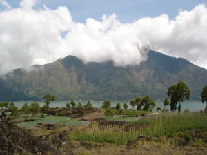 Gunung Abang and Danau Batur (lake)