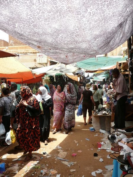 Shopping in the Omdurman Souq, Khartoum