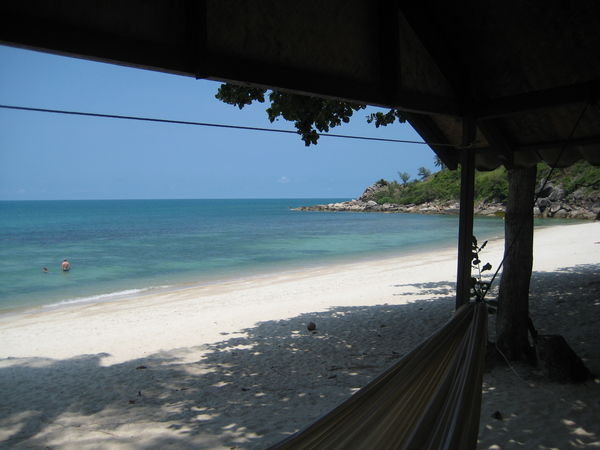 View from 2nd Bungalow on Bottle Beach