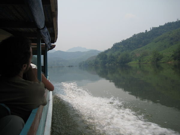 The boat down to Luang Prabang
