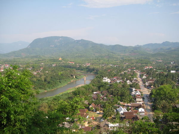 View of Luang Prabang from temple