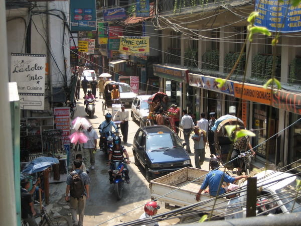 Street in Thamel Kathmandu
