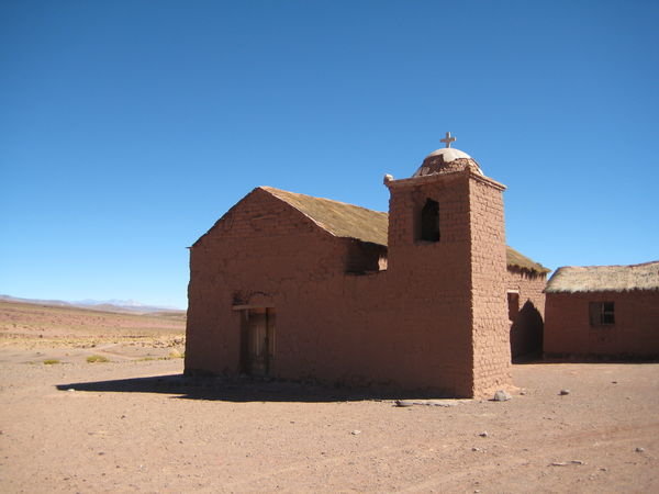 Adobe brick church 