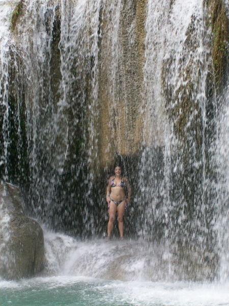 Me behind the waterfall