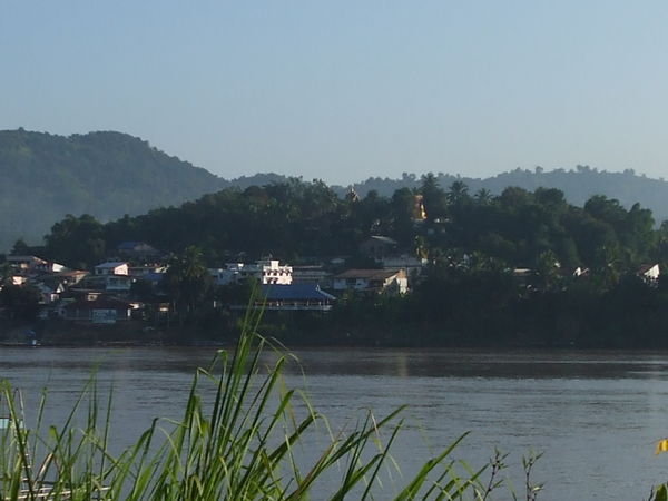 Looking at Laos from across the river in Thailand