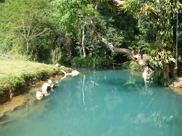 The Blue Lagoon - a perfect swimming pool, shame I forgot my bikini!!