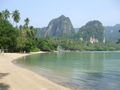 Another photo of Railay East Beach, when the tide is in (when the tide went out it was just horrible mud flats)