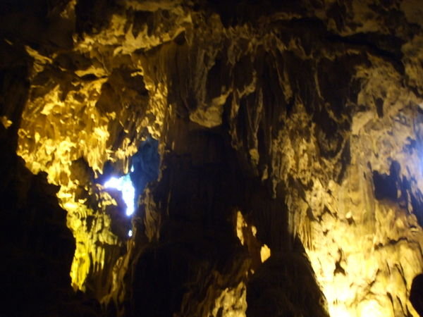 Inside Surprising Cave