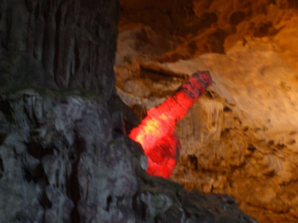 The reason the cave is called Surprising Cave, there are some unusual shaped rocks!!