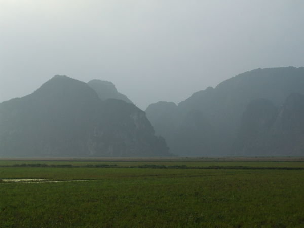 Typical scenery around Ninh Binh