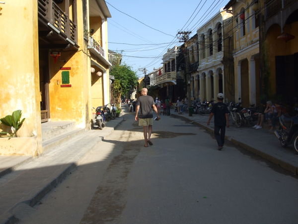 A typical street in Hoi An