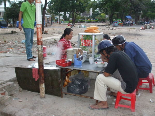 A small local street stall
