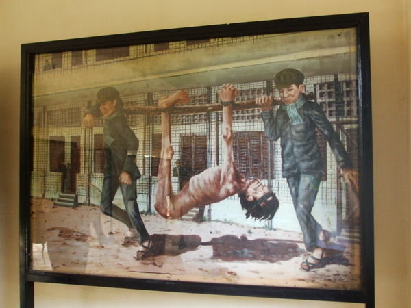 There were photos and images of the torture that the people at S21 went through, it was sickening