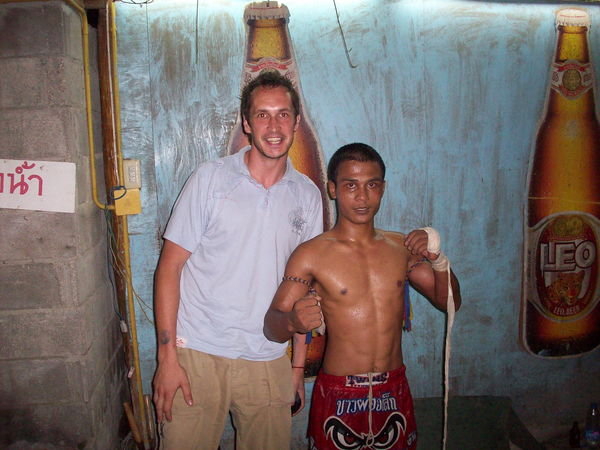 me and the thai boxing champ