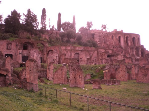 Ruins in the Palatino