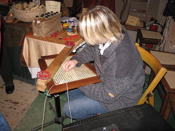 Caning by hand