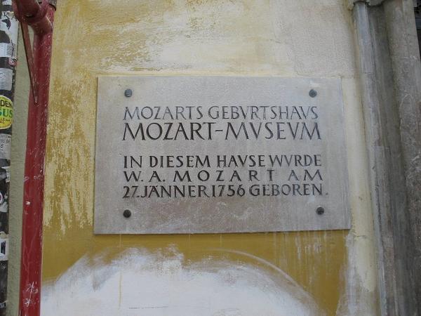 Mozart Born Here