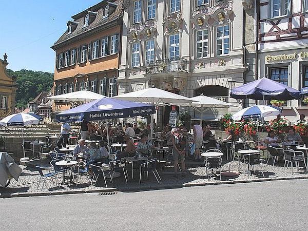 Street Cafe in Schwäbisch Hall 