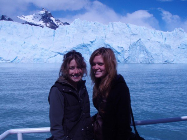 Us on the boat going to the glacier