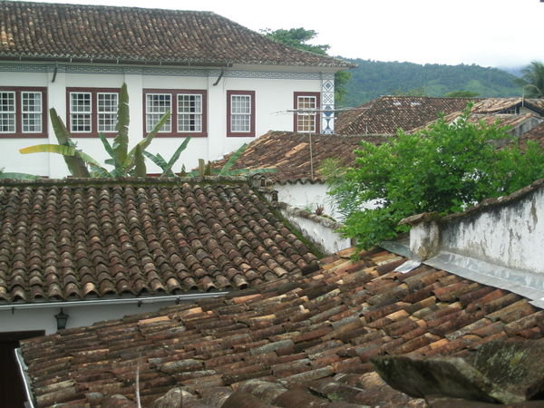 View from the hostel in Paraty