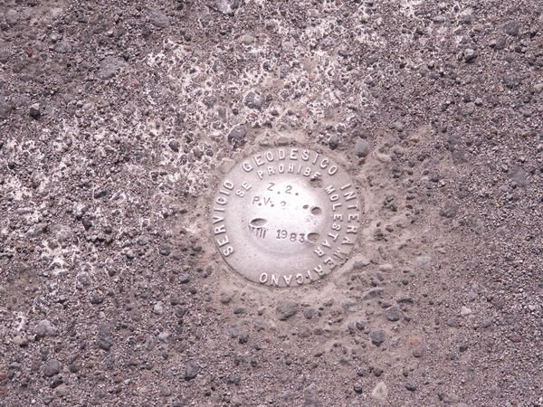 The Equator Marker in the Road
