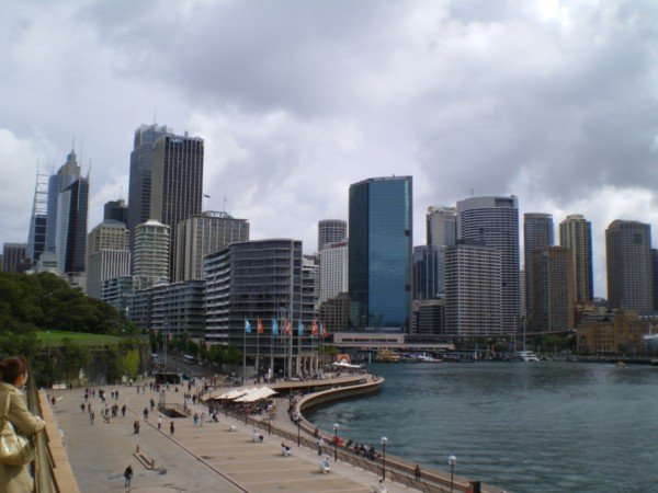 The City from the opera house