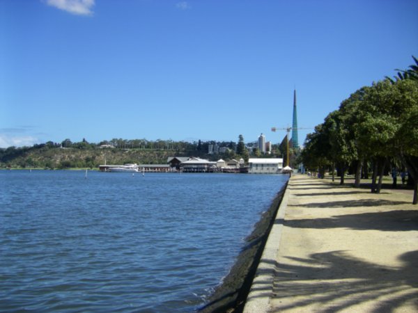View down the Swan river