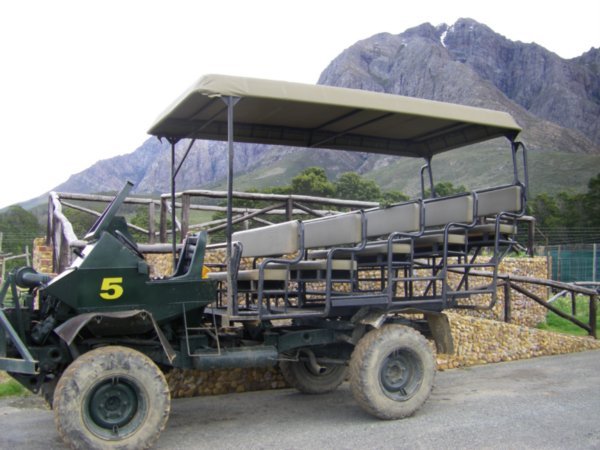 The alfresco safari vehicle