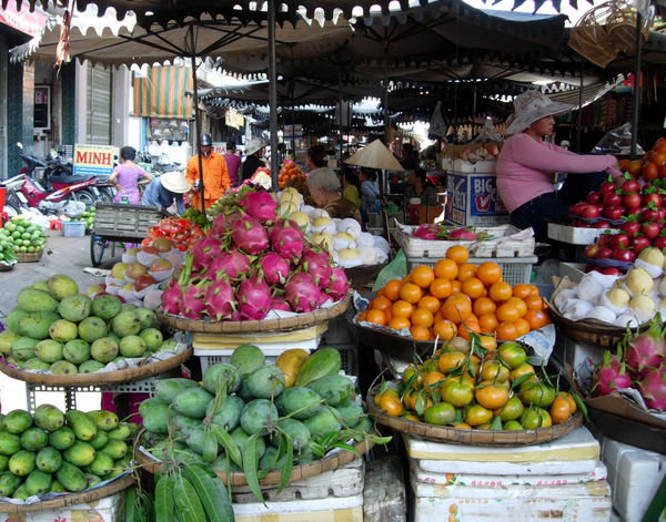 Fruit stall at the market