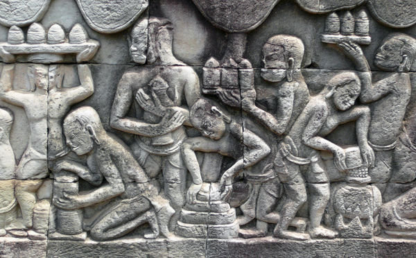 Relief carvings