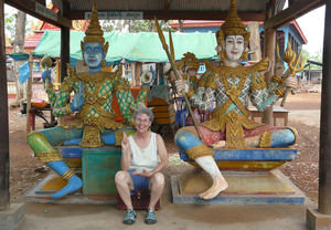 Mom at Wat Hanchey