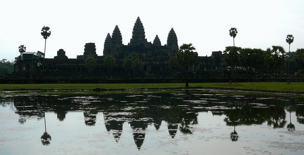 Angkor Wat silhouette