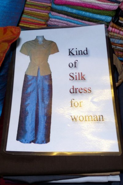 Kind of silk dress