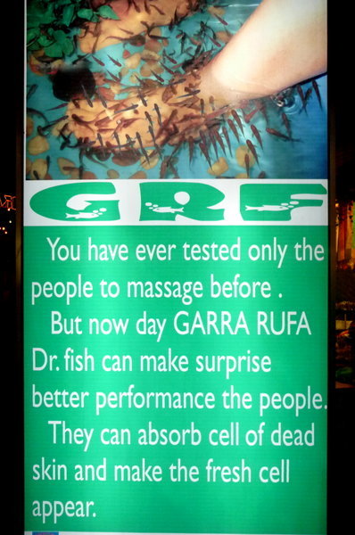 "Dr Fish can make surprise better performance the people!"