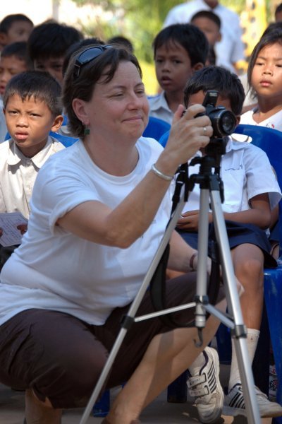 This is how most of Southeast Asia saw me: wearing my PLF T-shirt and with a camera in my hand