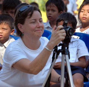 This is how most of Southeast Asia saw me: wearing my PLF T-shirt and with a camera in my hand