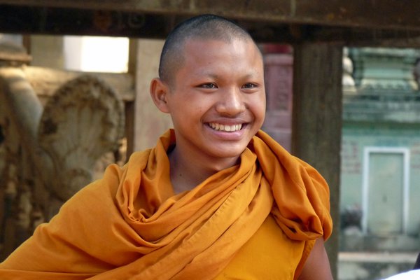 Our monk tour guide