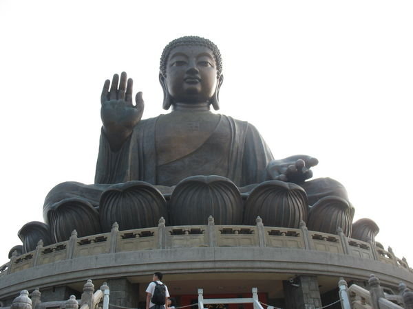 View of the Sitting Buddha