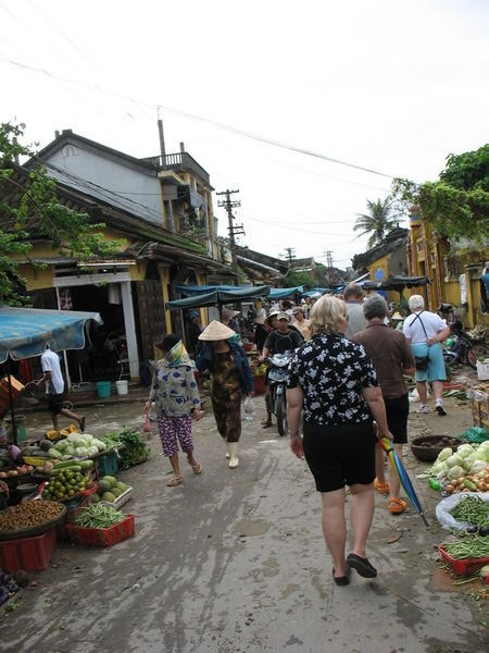 Street market in Hoi An