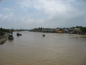 View of Hoi An across the Bon River