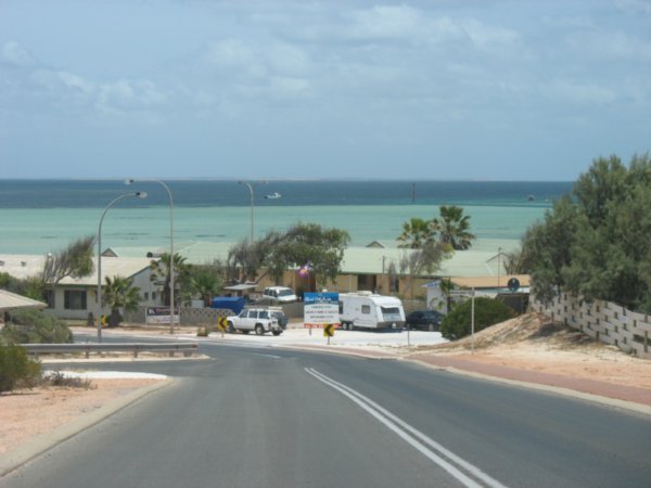 Road into Denham... Shark Bay