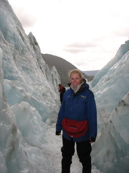 Elaine on the Glacier