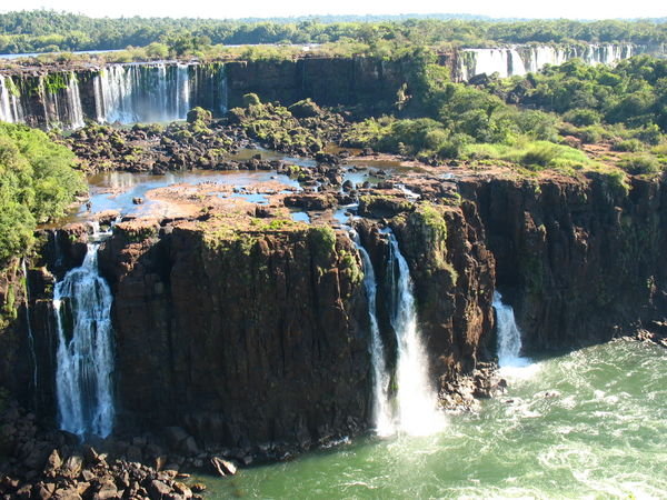 Iguazu Falls from Brazil looking at Argentina