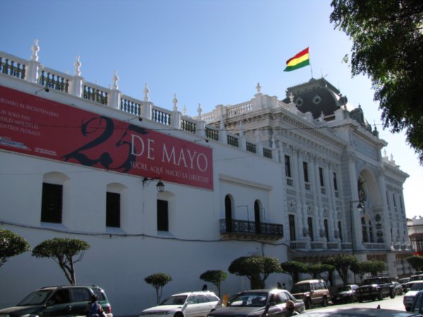 Government buildings in Sucre