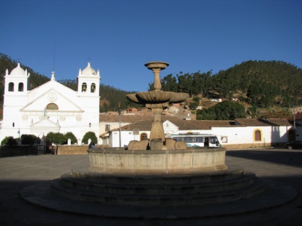 Plaza high above Sucre