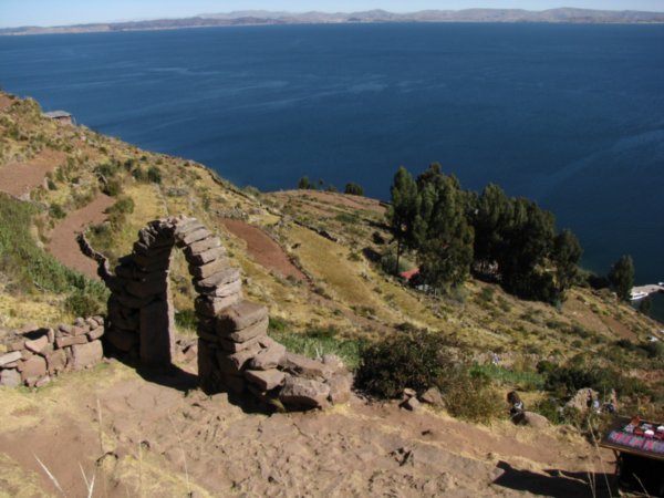 Views of the lake from Isla Taquile