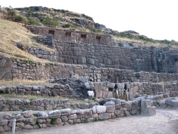 Inca Baths, fed by a mountain spring