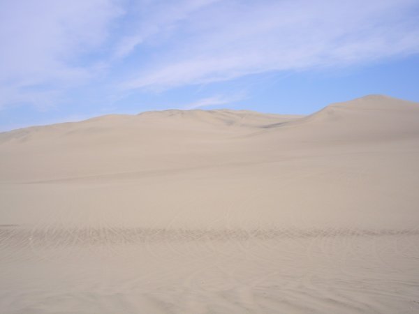 Sand dunes at Huacachina