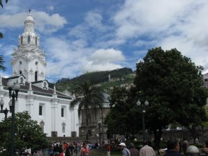 The Main Plaza in Quito